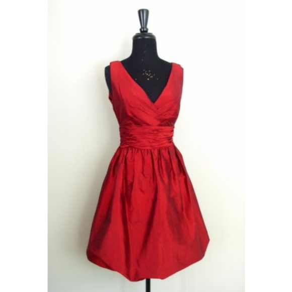 Suzi Chin For Maggy Boutique Silk Bubble Dress 6 - Picture 4 of 8